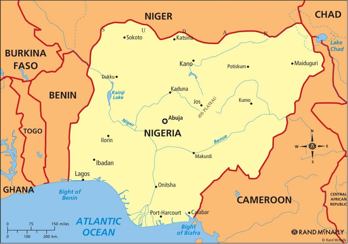 나이지리아 지도